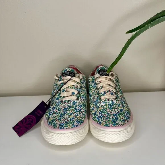 Sperry Top-Sider Women’s Floral Canvas Sneakers Coastal Preppy Shoes Size 7M NWT - Picture 3 of 10